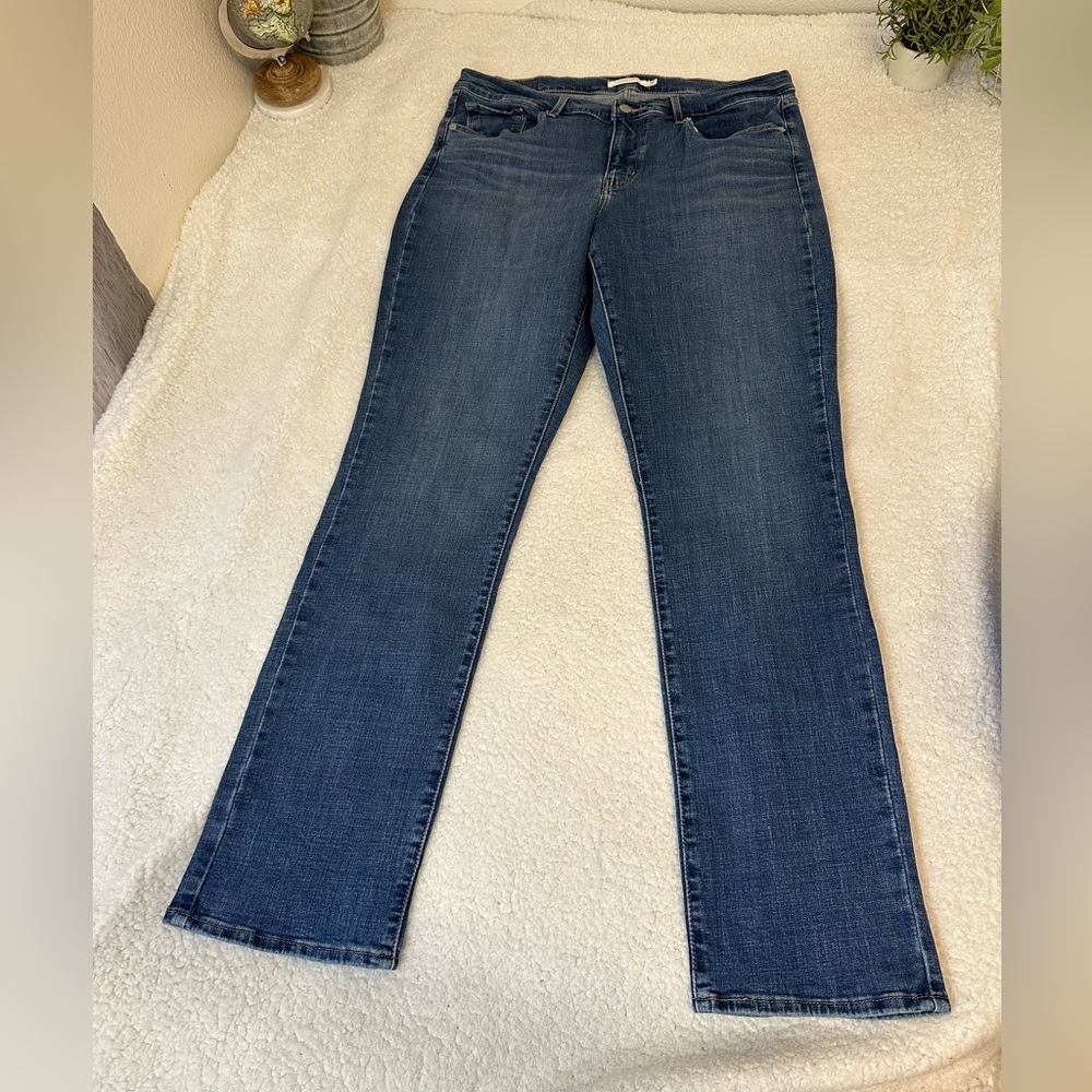 Levis classic straight leg jeans 32 - Picture 2 of 10